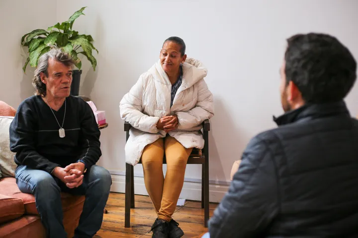 A conversation with a social worker at The Humanity Hub